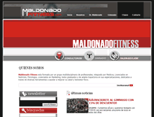 Tablet Screenshot of maldonadofitness.com.ar